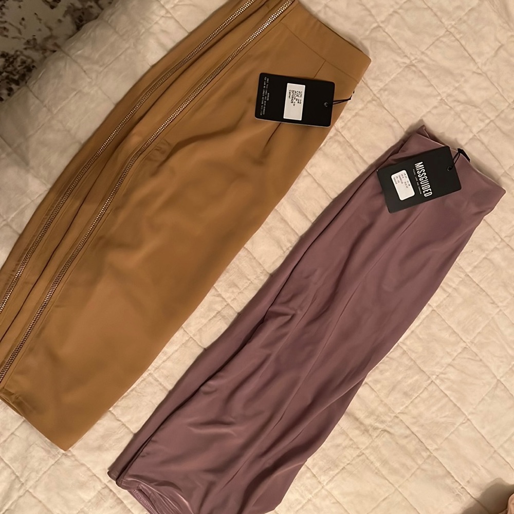 Missguided midi skirts